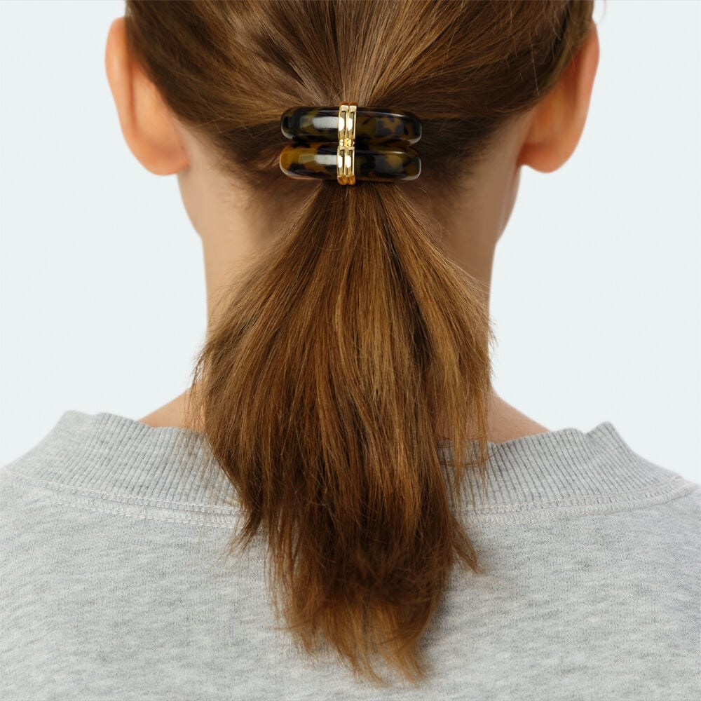 Accessoire cheveux PALAIS ROYAL - Ecaille / Doré - 2