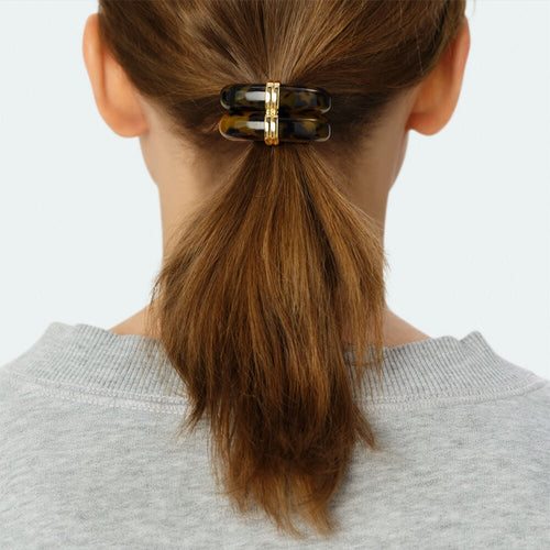 Accessoire cheveux PALAIS ROYAL - Ecaille / Doré - 2