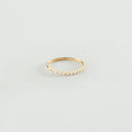 Bague fine BELOVED - Cristal / Doré - 1
