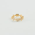 Bague fine BELOVED - Cristal / Doré - 1