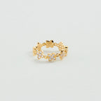 Bague fine BELOVED - Cristal / Doré - 1