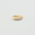 Bague fine XOXO PAVÉ - Cristal / Doré - 1