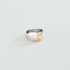 Bague large GOUTTE VICTOIRE - Cristal / Argenté - 1