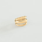 Bague large TRIJONC - Doré - 1