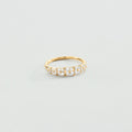 Bague fine BELOVED - Cristal / Doré - 1
