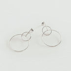 Boucles d'oreilles pendantes CASSINI - Argenté - 1