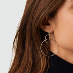 Boucles d'oreilles pendantes CASSINI - Argenté - 2