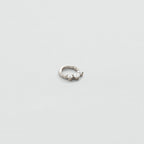 Piercing créole MIX & MATCH - Cristal / Argenté - 1