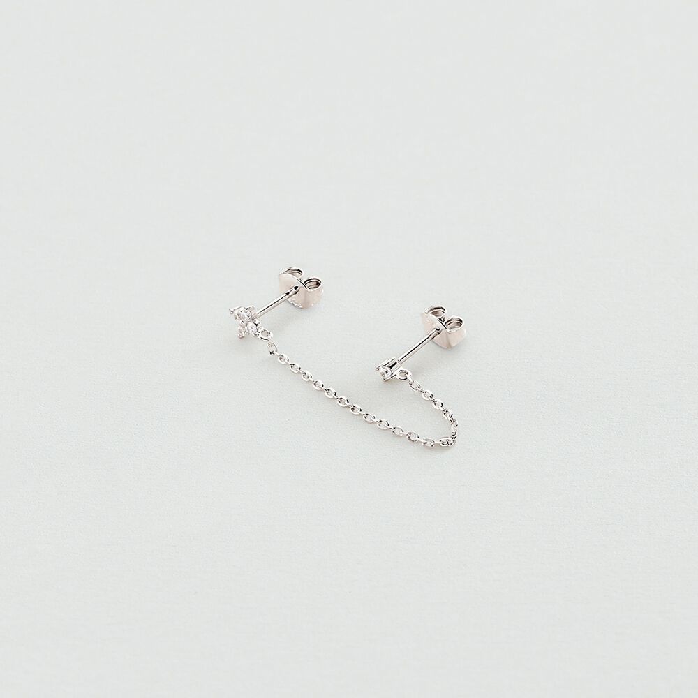 Puce à l'unité BELOVED MIX & MATCH - Cristal / Argenté - 1