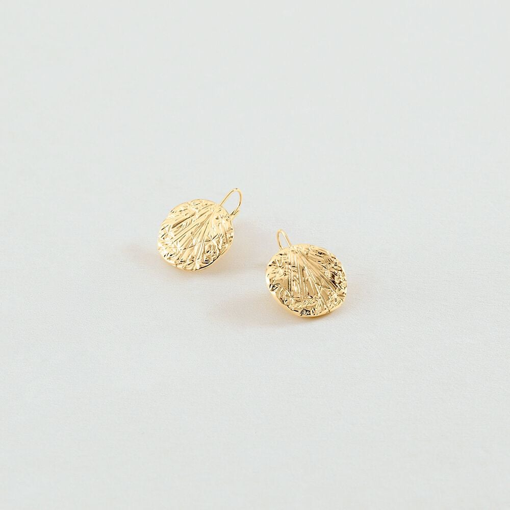 Boucles d'oreilles pendantes ASTREE - Doré - 1