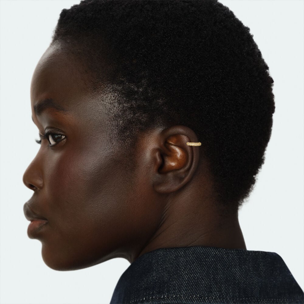 Earcuff RIVOLI - Cristal / Doré - 2