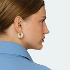 Boucles d'oreilles pendantes PALAIS ROYAL - Cristal / Doré - 2