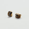 Boucles d'oreilles clips TURENNE - Ecaille / Doré - 1