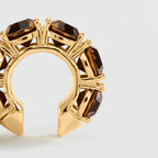Earcuff LUTETIA - Marron / Doré - 2