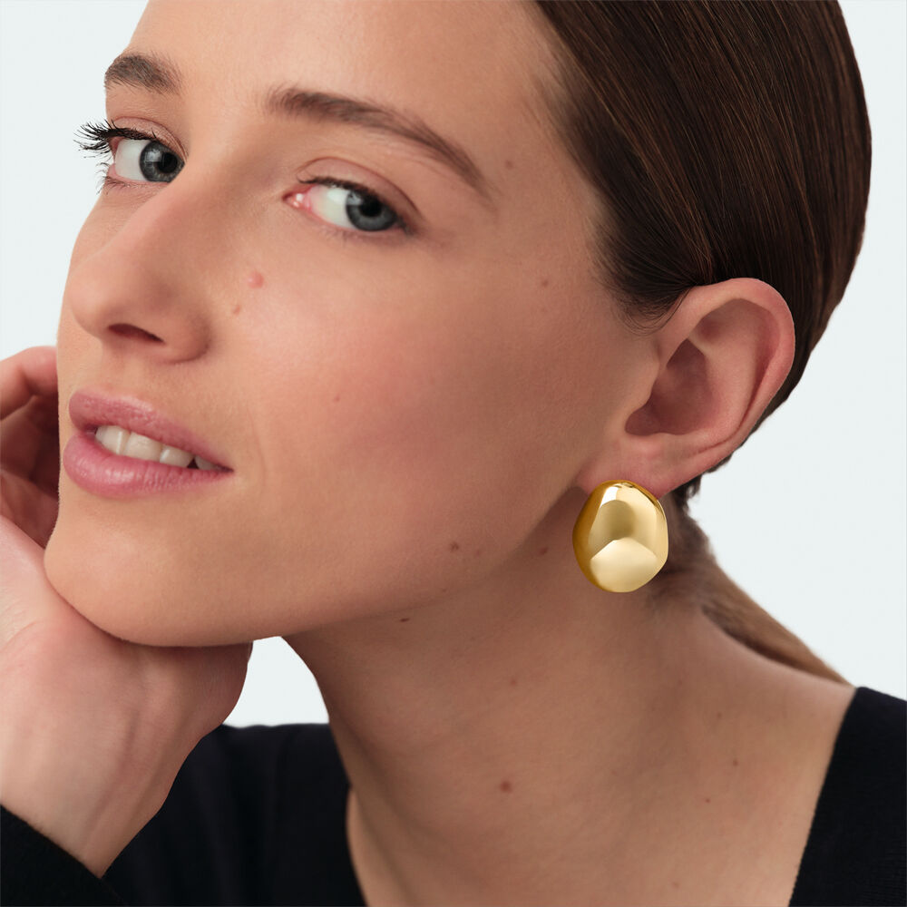 Boucles d'oreilles pendantes ODYSSÉE - Doré - 2