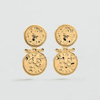Boucles d'oreilles pendantes SAINT HONORE - Doré - 1