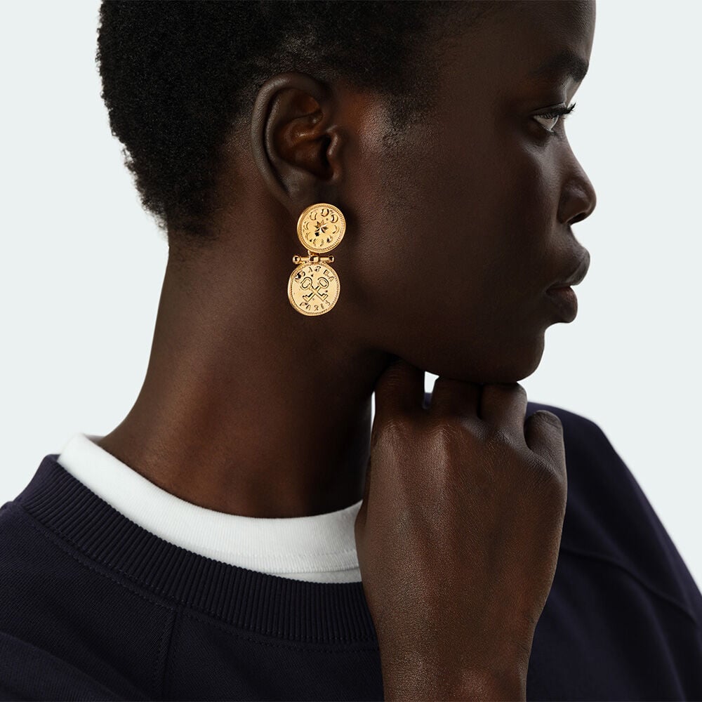 Boucles d'oreilles pendantes SAINT HONORE - Doré - 2