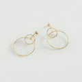 Boucles d'oreilles pendantes CASSINI - Doré - 1