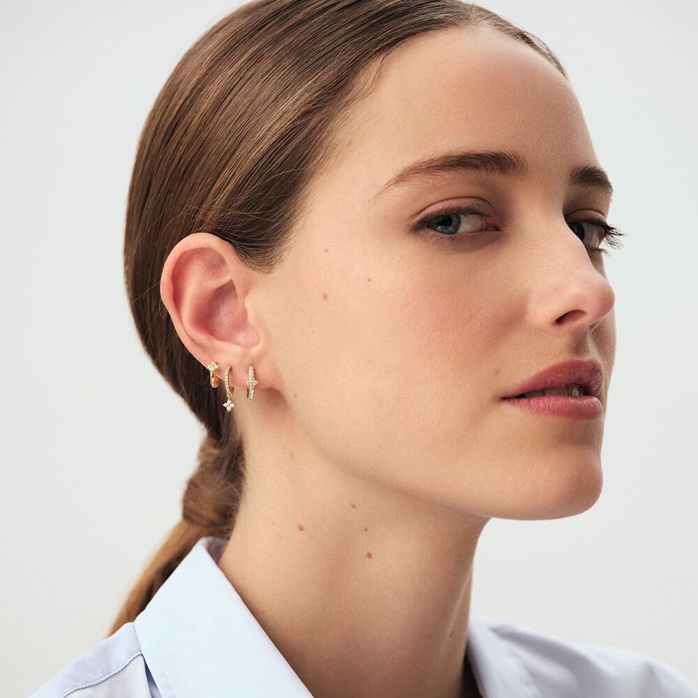 Set de boucles d'oreilles BELOVED MIX & MATCH - Cristal / Doré - 2