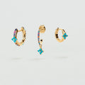 Set de boucles d'oreilles BELOVED MIX & MATCH - Multicolore / Doré - 1