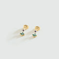 Boucles d'oreilles puces BELOVED - Multicolore / Doré - 1
