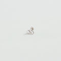 Piercing puce MIX & MATCH - Cristal / Argenté - 1