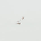 Piercing puce MIX & MATCH - Cristal / Argenté - 2