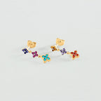 Boucles d'oreilles pendantes BELOVED - Multicolore / Doré - 1