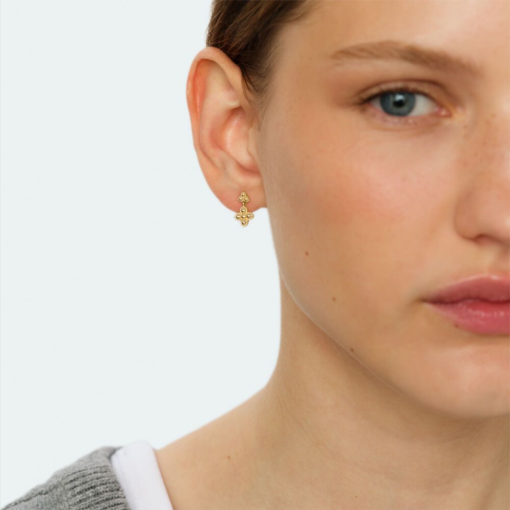 Boucles d'oreilles pendantes BELOVED - Doré - 2