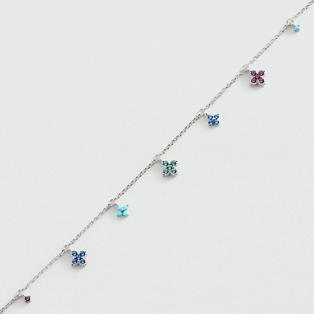 Bracelet souple BELOVED - Multicolore / Argenté - 2