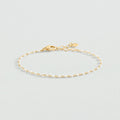 Bracelet souple SMARTY - Blanc / Doré - 1