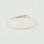 Bracelet souple SMARTY - Blanc / Doré - 2