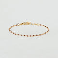 Bracelet souple SMARTY - Bordeaux / Doré - 1