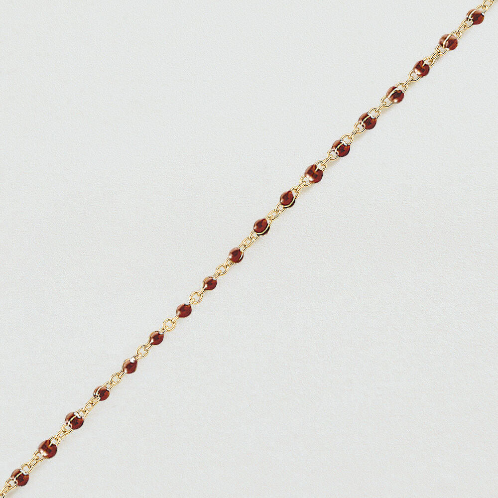 Bracelet souple SMARTY - Bordeaux / Doré - 2