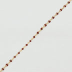 Bracelet souple SMARTY - Bordeaux / Doré - 2