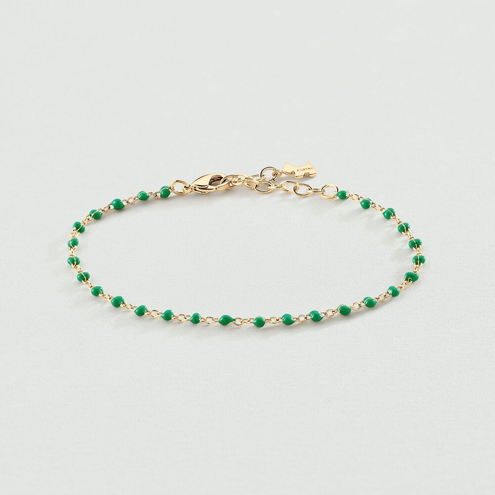Bracelet souple SMARTY - Vert / Doré - 2
