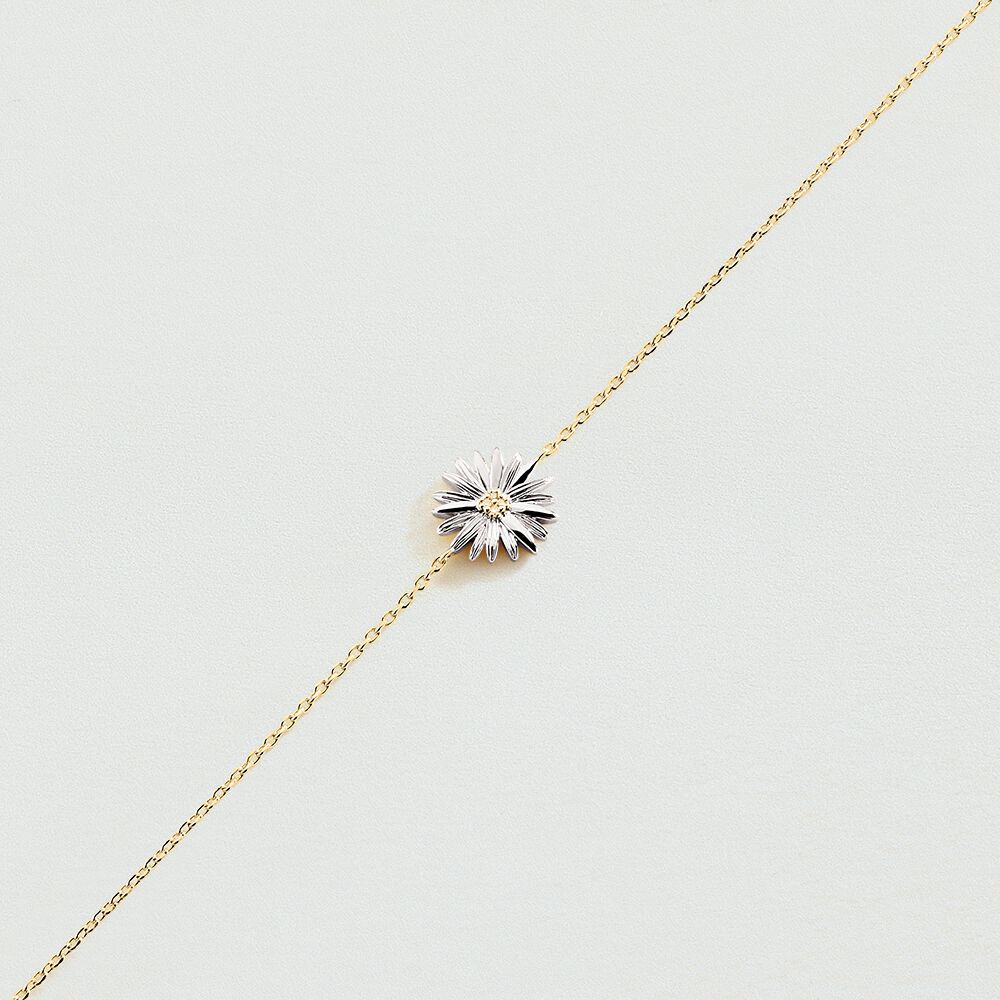 Bracelet souple BLOSSOM - Doré / Argenté - 1