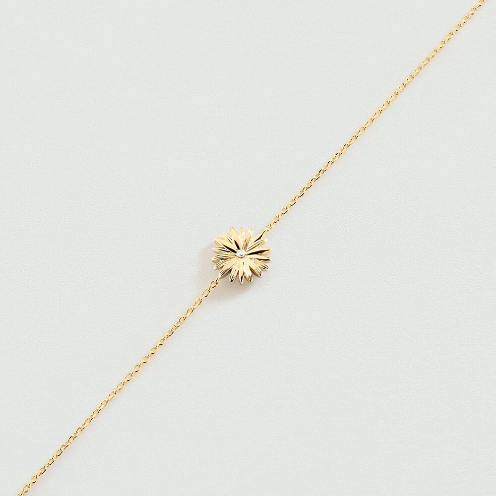 Bracelet souple BLOSSOM - Doré / Argenté - 2