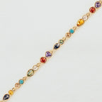 Bracelet souple CANDY - Multicolore / Doré - 2