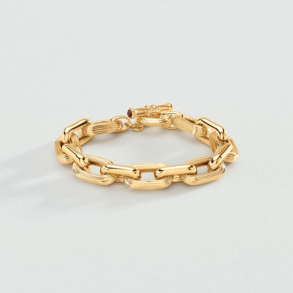 Bracelet souple HAUSSMANN - Doré - 1