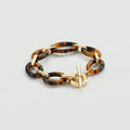 Bracelet souple ARIA - Ecaille / Doré - 1