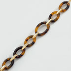 Bracelet souple ARIA - Ecaille / Doré - 2