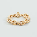 Bracelet souple XOXO PAVÉ - Cristal / Doré - 1
