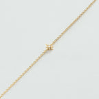 Bracelet souple OURSE - Cristal / Doré - 1