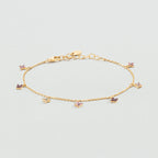 Bracelet souple BELOVED - Rose / Doré - 2