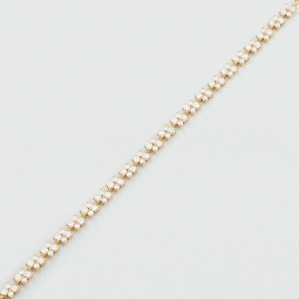 Bracelet souple BELOVED - Cristal / Doré - 1