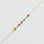 Bracelet souple BELOVED - Multicolore / Doré - 1