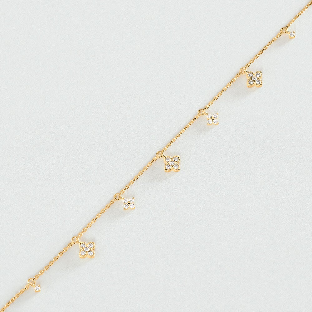 Bracelet souple BELOVED - Cristal / Doré - 2