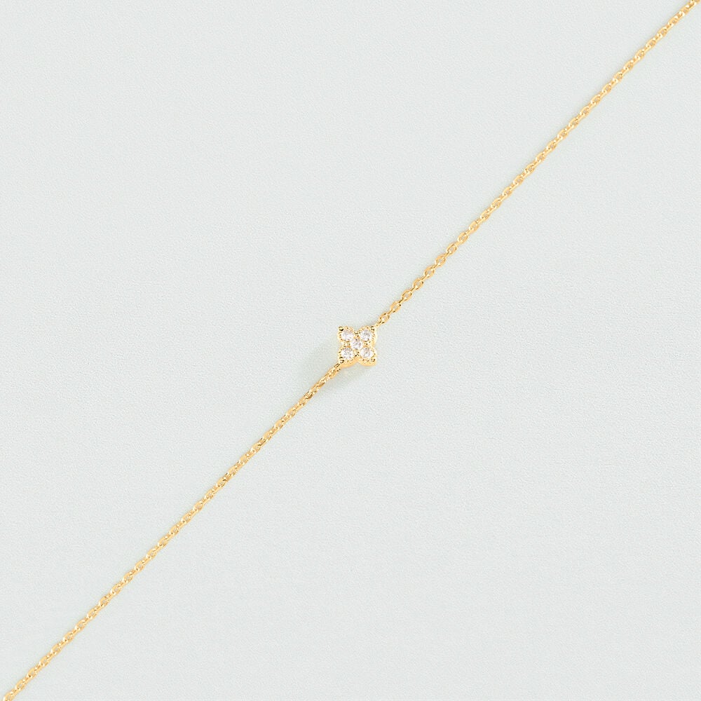 Bracelet souple BELOVED - Cristal / Doré - 2