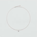 Collier court OURSE - Cristal / Argenté - 2